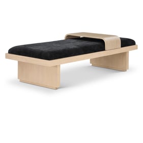 Meridian Furniture Arlington Black Fabric Bench