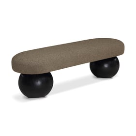 Meridian Furniture Bowie Olive Black Bench