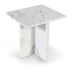 Meridian Furniture Verona White End Table