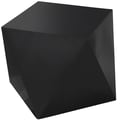 Gemma Matte Black End Table