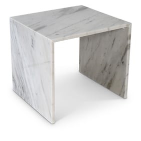 Meridian Furniture Canova White End Table