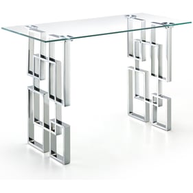 Meridian Furniture Alexis Chrome Console Table