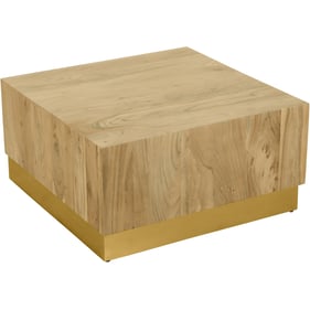 Meridian Furniture Acacia Gold Coffee Table