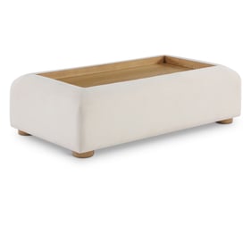 Meridian Furniture Diana Cream Natural Coffee Table