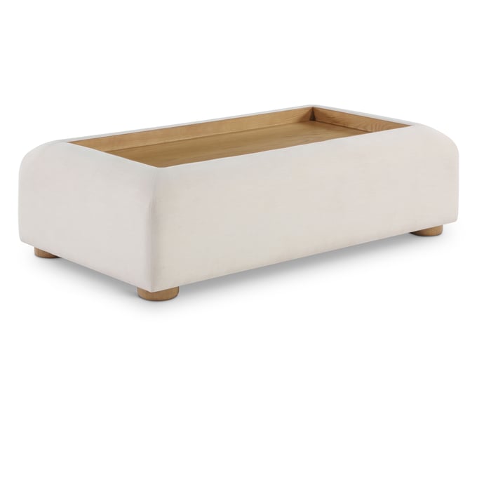 Meridian Furniture Diana Cream Natural Coffee Table MRD-236NATURAL-C