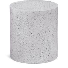 Meridian Furniture Terrazo White End Table