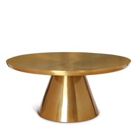 Meridian Furniture Martini Brushed Gold Coffee Table