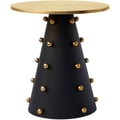 Raven Black / Gold End Table