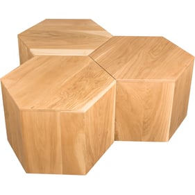 Meridian Furniture Eternal Natural 3pc Coffee Table