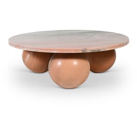 Meridian Furniture Spherical Pink Forest Coffee Table