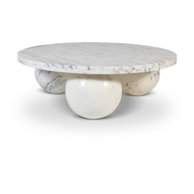 Meridian Furniture Spherical White Coffee Table