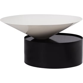 Meridian Furniture Damon White Black Coffee Table