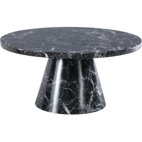 Meridian Furniture Omni Black Faux Marble Coffee Table