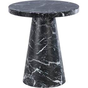 Meridian Furniture Omni Black Faux Marble End Table