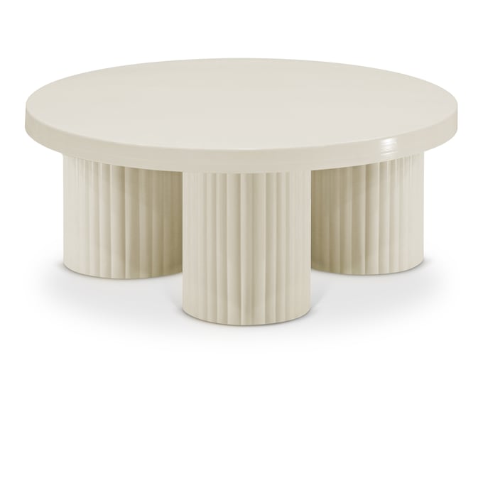 Meridian Furniture Rhodes Cream Coffee Table MRD-279CREAM-CT