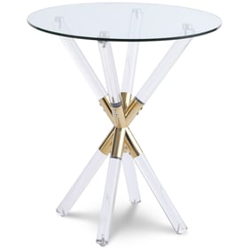 Meridian Furniture Mercury Gold End Table