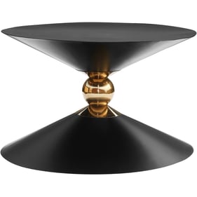 Meridian Furniture Malia Black Gold Coffee Table