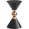 Malia Black / Gold End Table