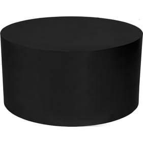 Meridian Furniture Cylinder Matte Black Coffee Table