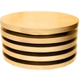 Levels Brushed Gold Coffee Table