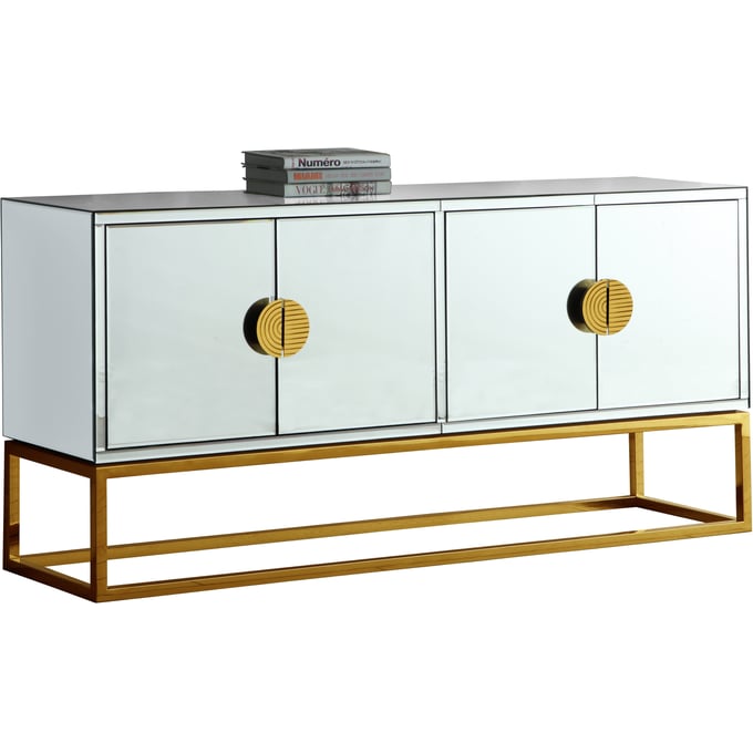 Meridian Furniture Marbella Gold Sideboard Buffet MRD-302