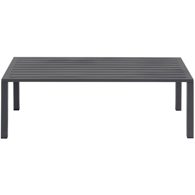 Meridian Furniture Maldives Grey Outdoor Patio Coffee Table MRD-346GREY-CT