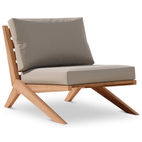 Meridian Furniture Tahiti Grey Natural Outdoor Chair