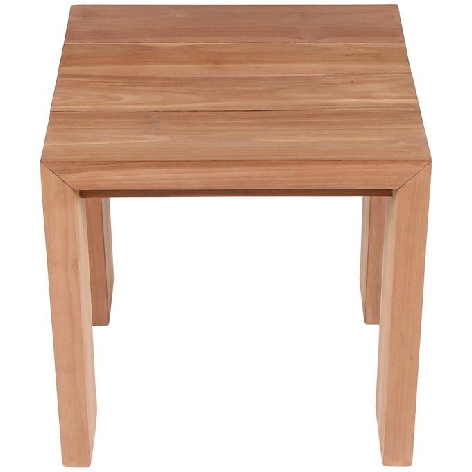 Meridian Furniture Tulum Natural Outdoor End Table MRD-353-ET