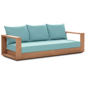 Meridian Furniture Tulum Blue Natural Outdoor Sofa