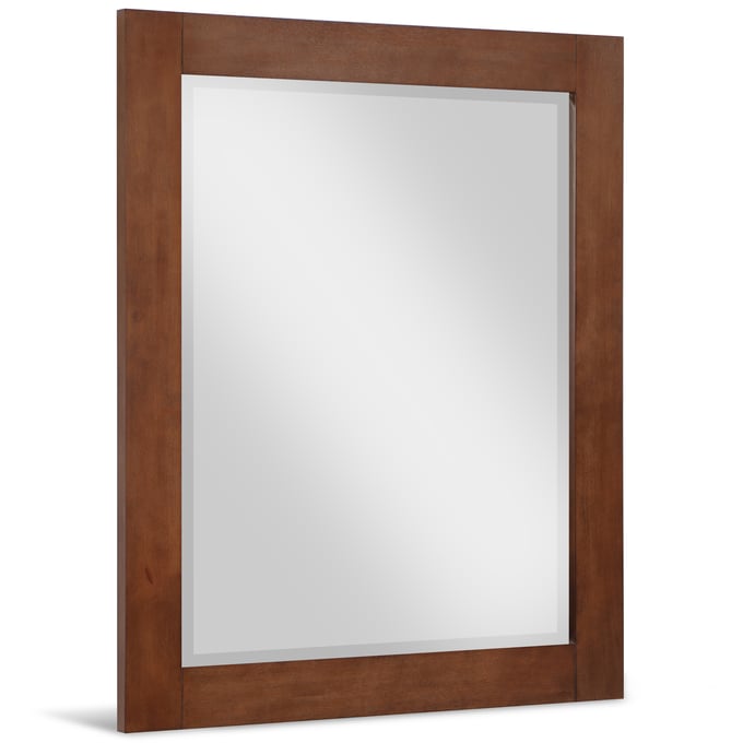 Meridian Furniture Monad Walnut 30 Inch Mirror MRD-400WALNUT-30M