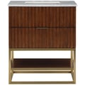 Monad Walnut Bathroom Vanity