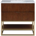 Monad Walnut Bathroom Vanity