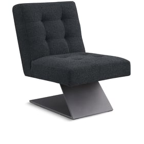 Meridian Furniture Zeal Black Boucle Fabric Accent Chair