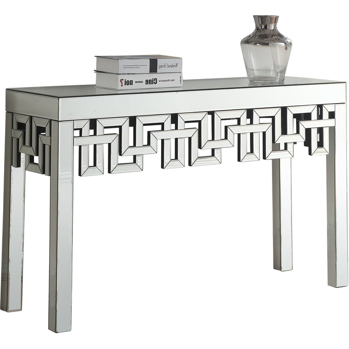 Meridian Furniture Aria Mirrored Console Table MRD-412-T