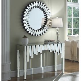 Meridian Furniture Kylie Console and Mirror Set