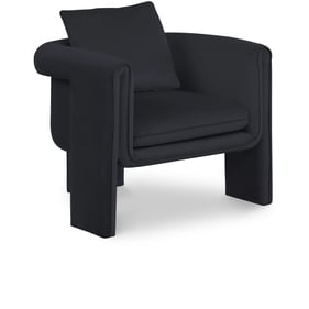 Meridian Furniture Sloan Black Velvet Accent Chair