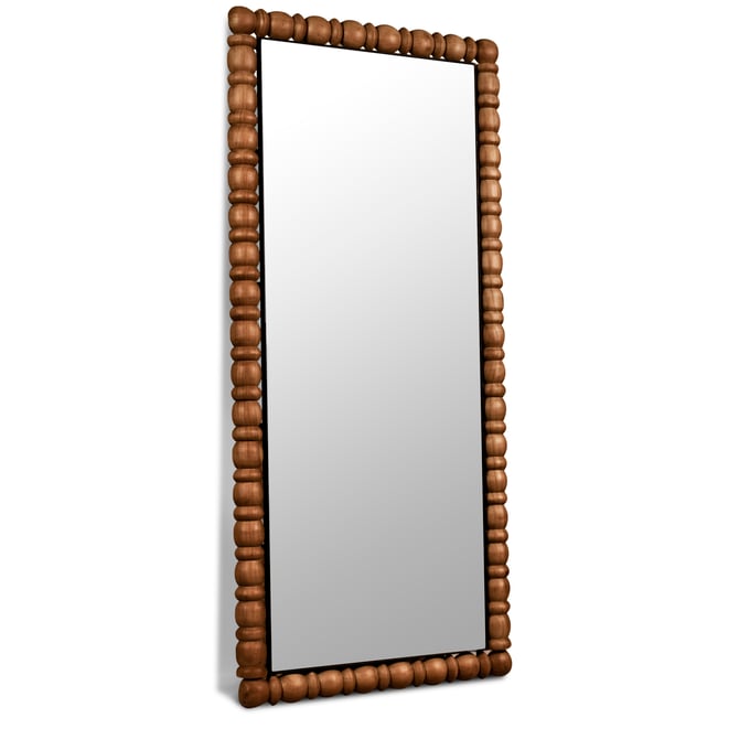 Meridian Furniture Aubrey Brown Rectangle Mirror MRD-437BROWN-65M