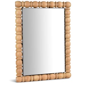 Meridian Furniture Aubrey Bleached Natural Oak Mirror