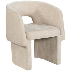 Meridian Furniture Emmet Beige Chenille Fabric Dining Chair