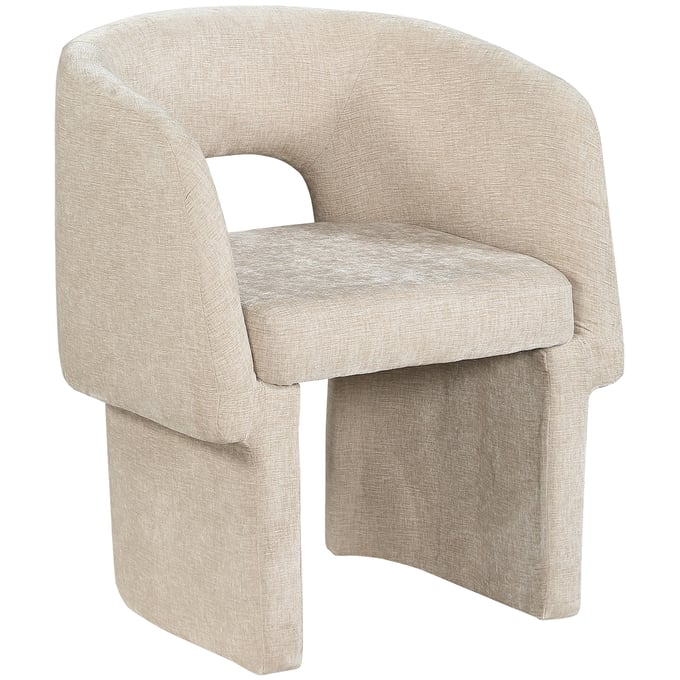 Meridian Furniture Emmet Beige Chenille Fabric Dining Chair MRD-439BEIGE-C