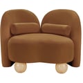 Daphne Saddle Velvet Chair