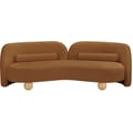 Daphne Saddle Velvet Sofa