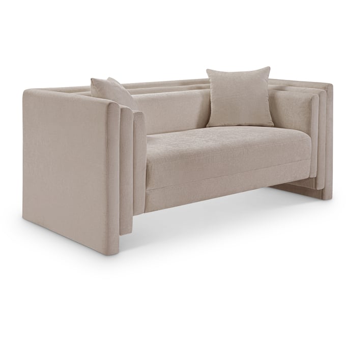 Meridian Furniture Everett Beige Chenille Fabric Loveseat MRD-44068BEIGE-L