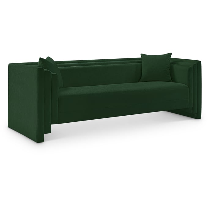 Meridian Furniture Everett Green Chenille Fabric Sofa MRD-44068GREEN-S