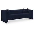 Everett Navy Chenille Fabric Sofa