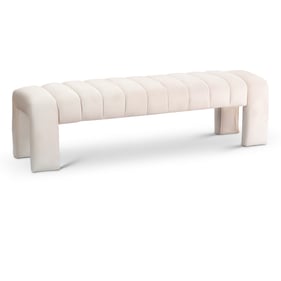 Meridian Furniture Andaz Cream Bench