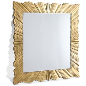 Meridian Furniture Golda Gold Leaf Mirror