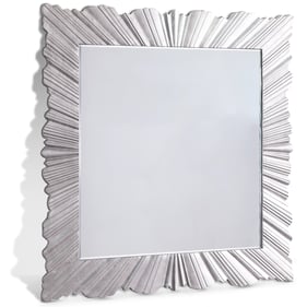 Meridian Furniture Silverton Silver Leaf Mirror