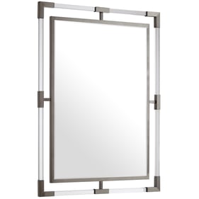 Meridian Furniture Ghost Chrome Mirror