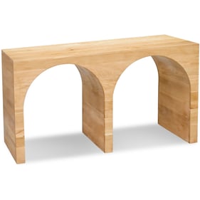 Meridian Furniture June White Oak Console Table